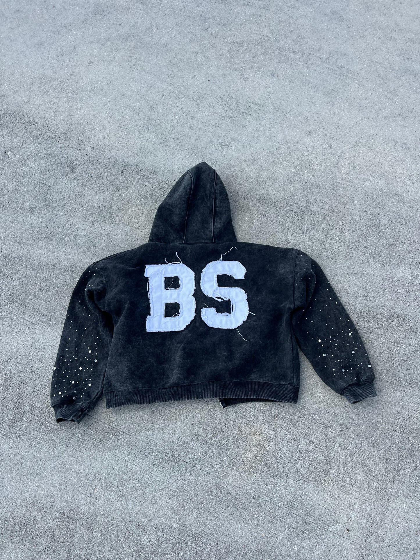 “ASPIRE” RHIME-STONE HOODIE